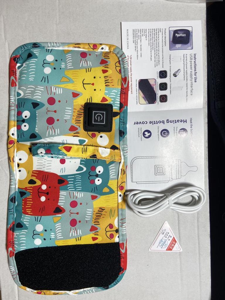 Universeller Cartoon-Milchwärmer: Dreistufige Heizung, Tragbarer isolierter Flaschenüberzug