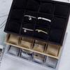 Bangle Holder Wood Watch Protector Portable Jewelry Tray Organizer with Pillow