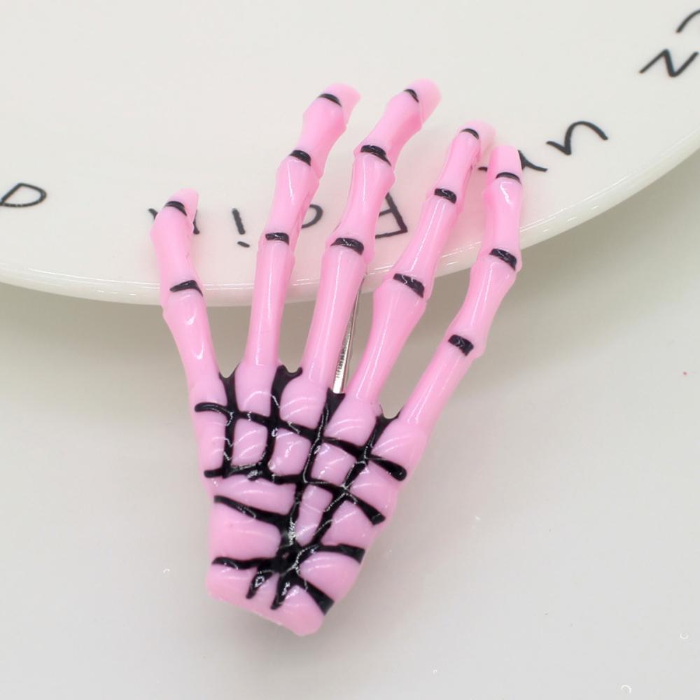 Μόδα Punk Skull Paw φουρκέτα Exaggerated Skull Bone Hand Claws στολίδια μαλλιών