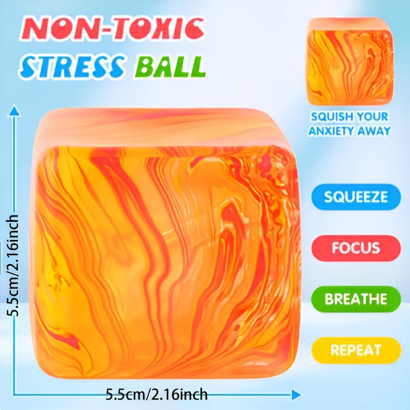 1pc Rough-textured Cube Squeezing Toy, Sensory Toy, Rotating Squeeze Blocks - Suitable for Children and Adults, Party Gift