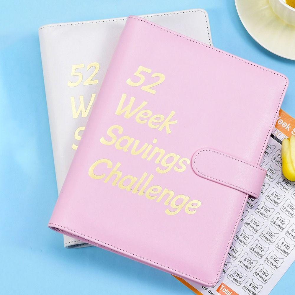 Waterproof Envelope Challenge Binder Loose Leaf Savings Tracking Sheets  Tear Resistant
