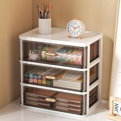 Plastic Drawer Desktop Organizer for Stationery and Cosmetics
