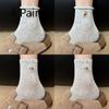 4 Pairs of Female Spring and Summer New Solid Color Embroidery Lace Cute Animal Sport Tube Cotton Socks