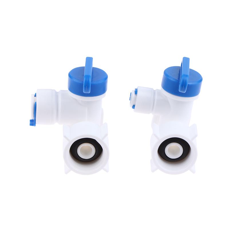 1/2 Thread To 1/4 3/8 Quick Connect Water Purifier Diverter Valve Ro Feed Ball Valve For Ro Water Filter System Home Kitchen