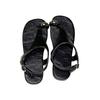 Retro Flat-bottomed Metal Sleeve Toe Buckle with Sandals Women's 2025 Summer New Fashionable Versatile Foot-pinching Cool Slippers