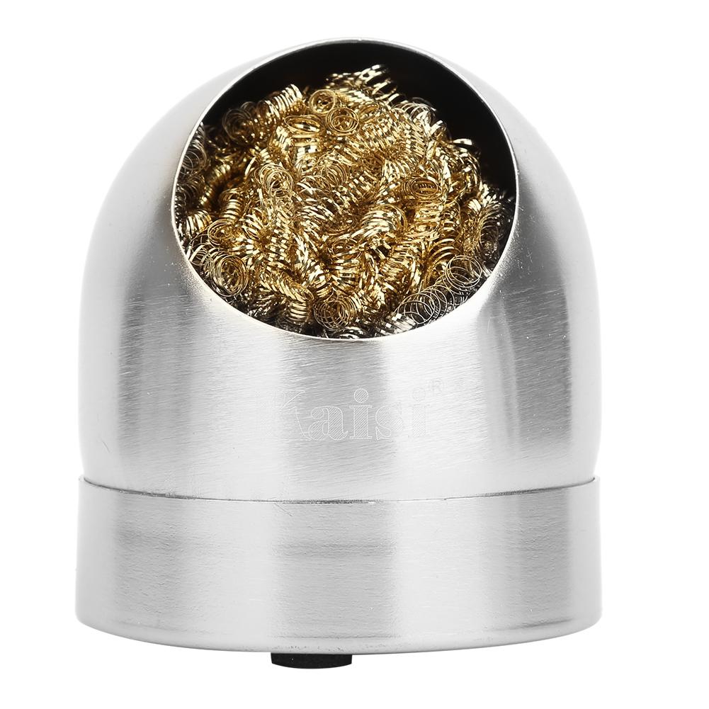 Solder Tip Cleaner Wire Soldering Iron Cleaning Holder Base Stand