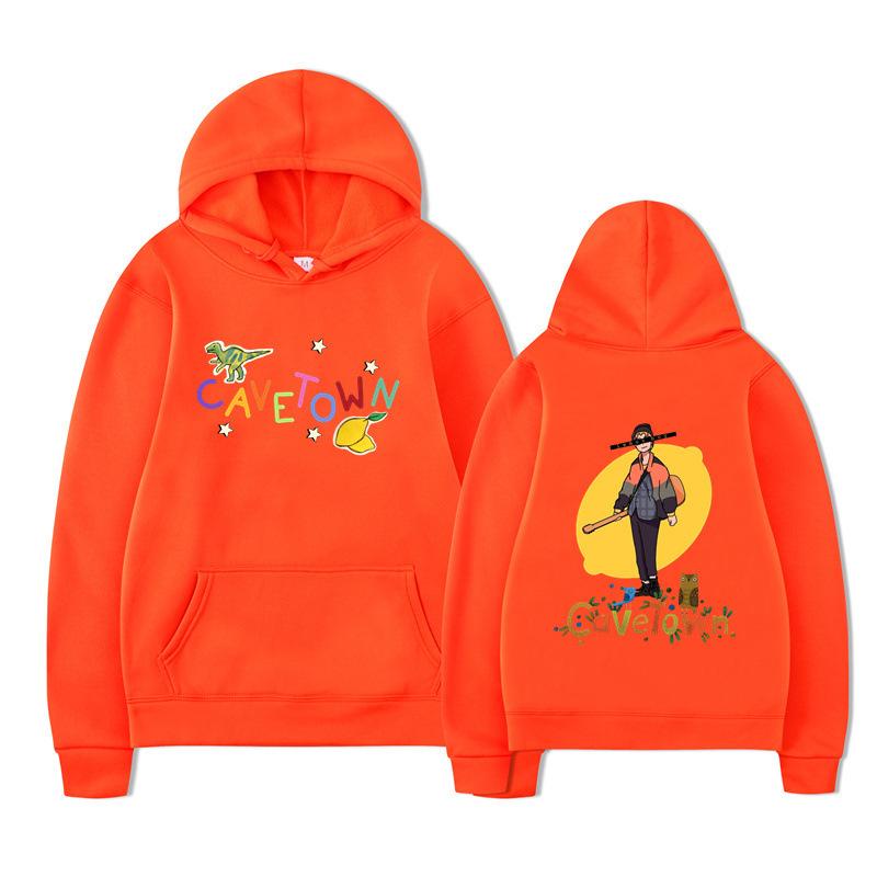 Autumn And Winter Sweater Cavetown Printed Trend Loose Sweater Hip Hop High Street Versatile Hooded Jacket Casual
