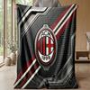 AC Milan Theme blanket Soft Flannel Blanket Plush Throw Blanket Cozy Sofa Bed Blanket for Home Decor
