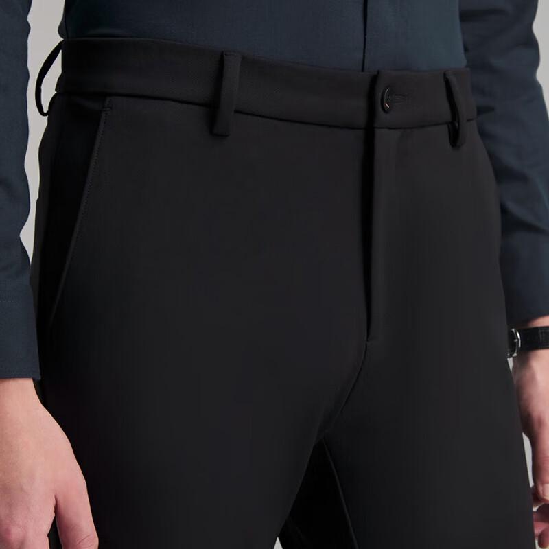 YOUNGOR Men's Soft Knit Straight-Leg Pants