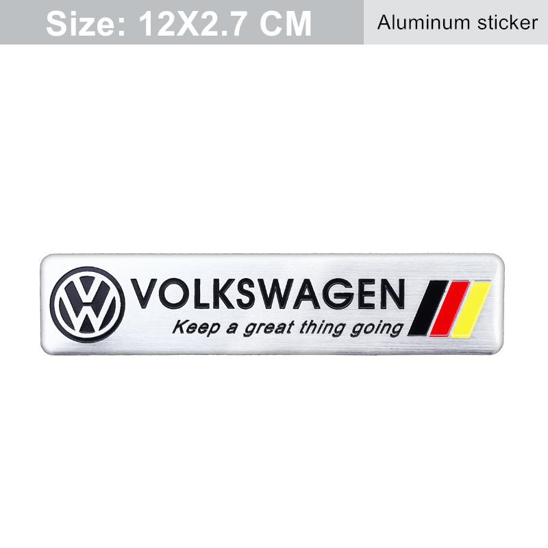 

2026 New For VOLKSWAGEN VW Car Metal Badge Body Auto Badge Decoration Sticker For Volkswagen R Line Golf Polo Passat Jetta Tigua