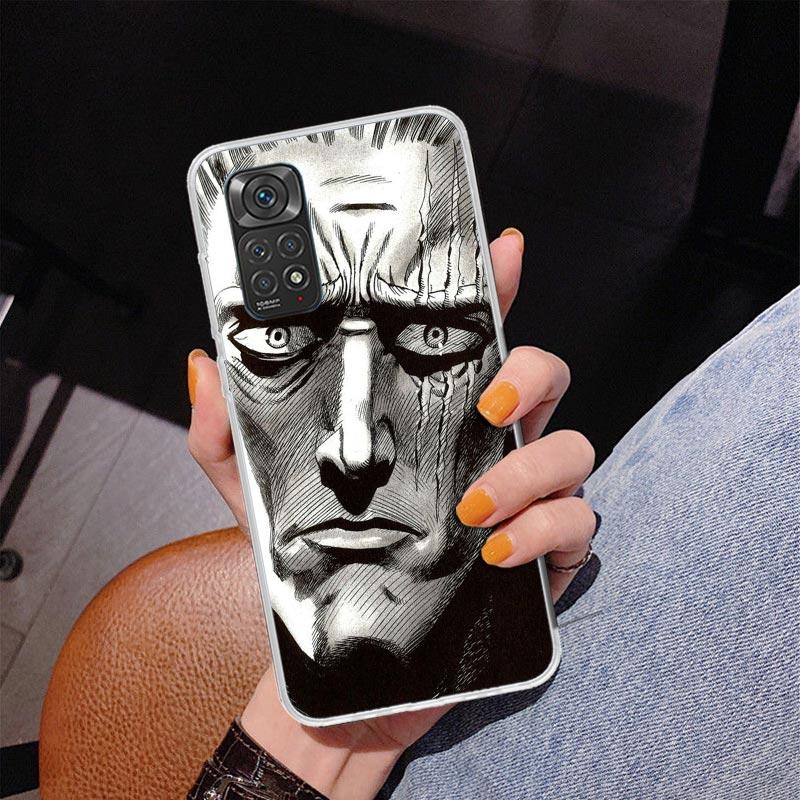 Anime One-Punch Man Phone Case For Xiaomi Redmi Note 15 14 13 12S 12 11 Pro Plus 14S 11S 11E 10 10S 11T 5G Personalized Cover Re