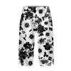 Women's Printing Pants Fashionable Pocket Elastic Waist Casual Shorts