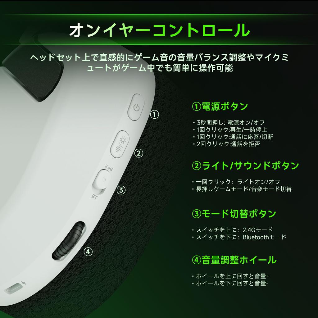 Gaming Headset Xbox Series Controller Wireless Gaming Headset 50mm ENC Noise Cancelling Up To 45 Hours Comfortable Compatible with Xbox Series