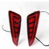 LED Rear Bumper Reflector Light Fit for 2017-2022 Toyota C-HR CHR LED Tail Brake Lights Driving Fog Light Turn Signal Light Accessories