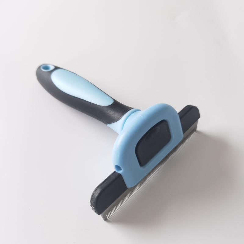 

Pet Combs for Dogs and CatsShaving KnifeShaving and Knotting Grooming CombShedding CombRemovable Shedding Comb синий