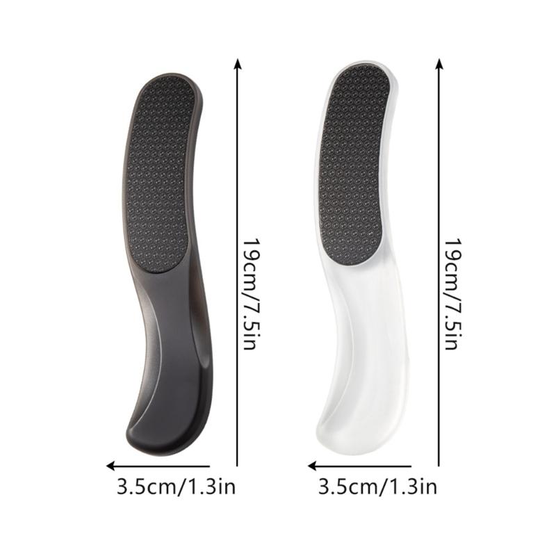 Round Moon Foot File For Effective Exfoliation Nonallergenic Glass Face Professional Pedicure Tool Long Permanent ABS Building