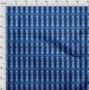 oneOone Cotton Poplin Navy Blue Fabric Stripe Shibori Sewing Material Print Fabric By The Yard 42 Inch