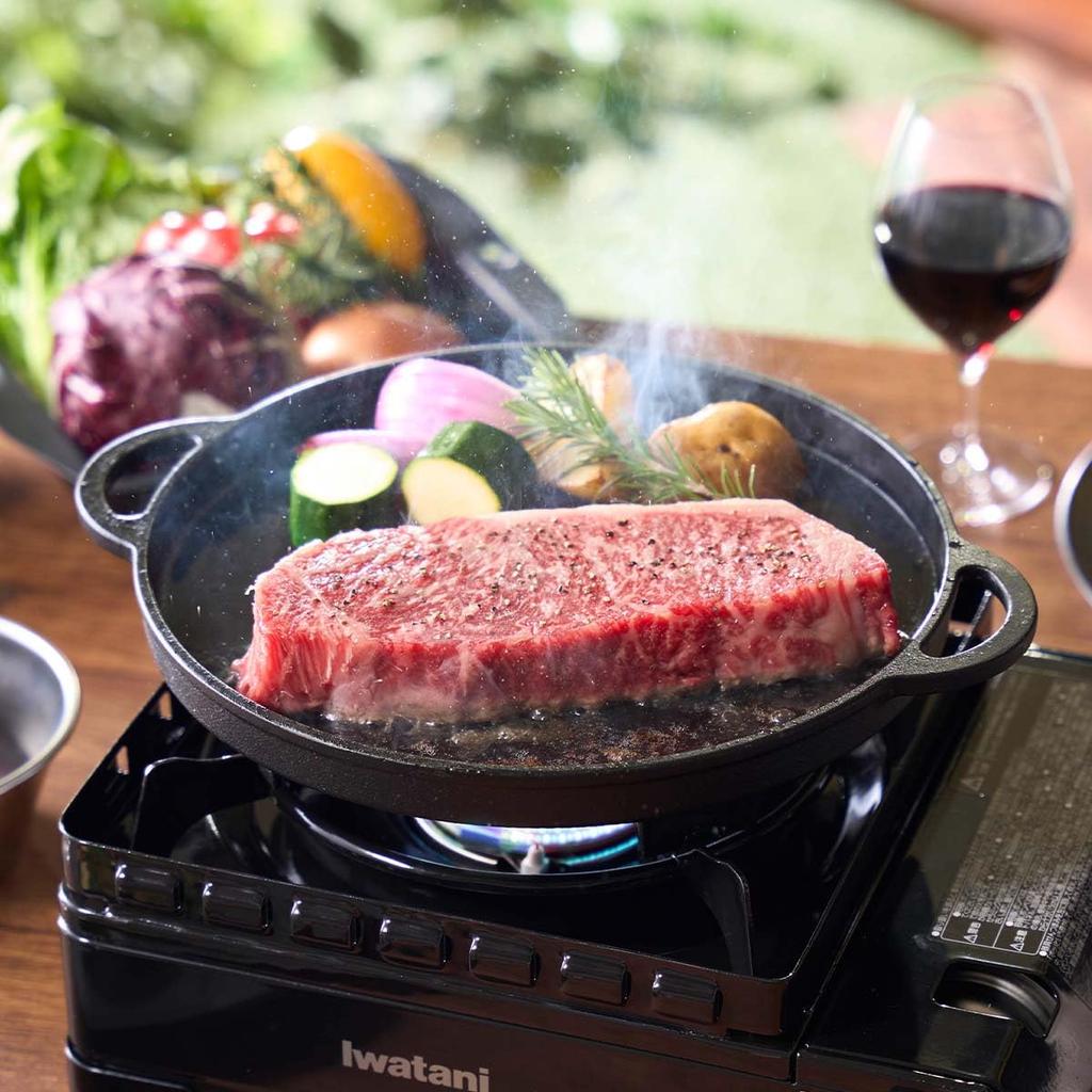 Iwatani Iwatani Steak Iron Plate, Cast Iron, CB-A-STP