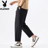 PLAYBOY Men's Loose-fit Tapered Casual Pants