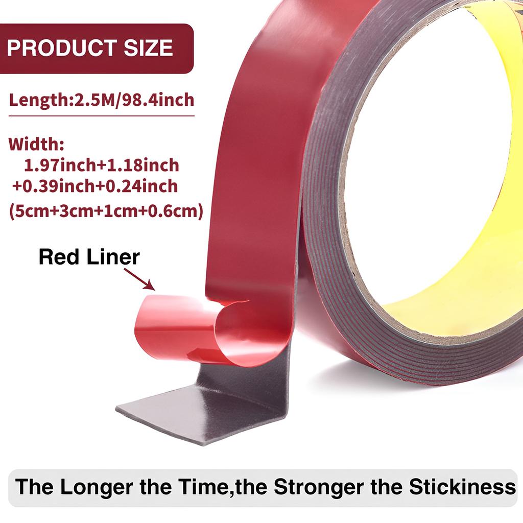 Double Sided Tape Adhesive Tape 2.5m Extra Strong Double Tapes Special Double-Sided Tape For Phone Lcd Car Screen Repair Tape
