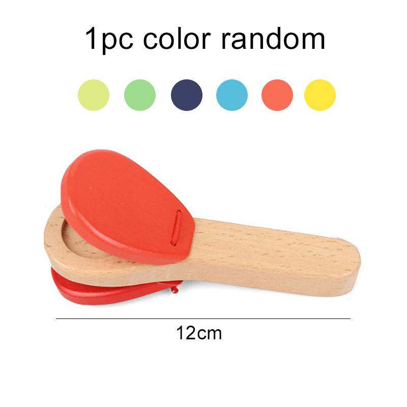 1/3pcs Orff Instruments Wooden Music Castanets Festival Party Entertainment Props Percussion Instrument Rhythm Cultivation TMZ