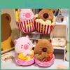 Cartoon Capybara Cute Buddha Popcorn Fries Plush Toy Girls Children Gift Holiday