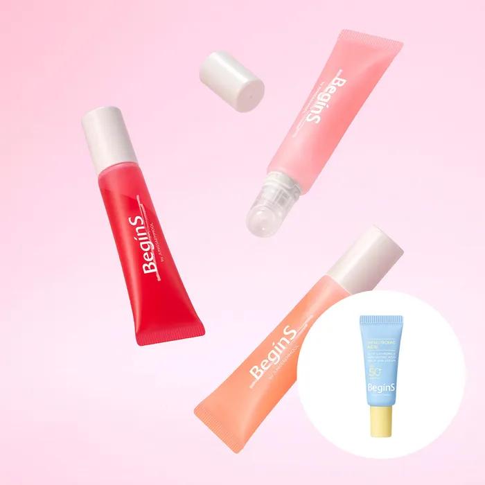 Begins by Jung Saem Mool Lip Care Color Oil + Free 5ml Moisturizing Sunscreen Cherry More
