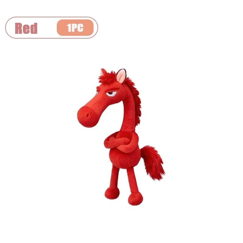 1-10PCS 2026 Year of The Horse Plush Toy Black Pony Mascot Creative Cute Doll Keychain Bag Charm Ornament