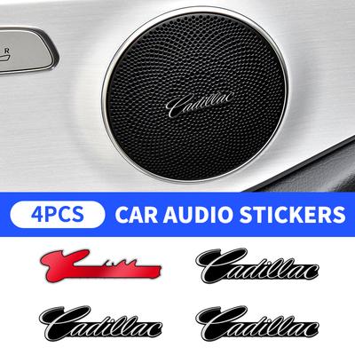 New Car Audio Decorate 3D Aluminum Badge Emblem Sticker for Logo Escalade CTS ATS SRX XTS XT5 STS CT5 CT6 BLS XLR