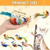 1Pc Cat Toys Hanging Bird, Retractable Cat Teaser Toy, Vivid Chirping, Interactive Catnip Toys for Indoor Cats Kitten Play Chase Exercise