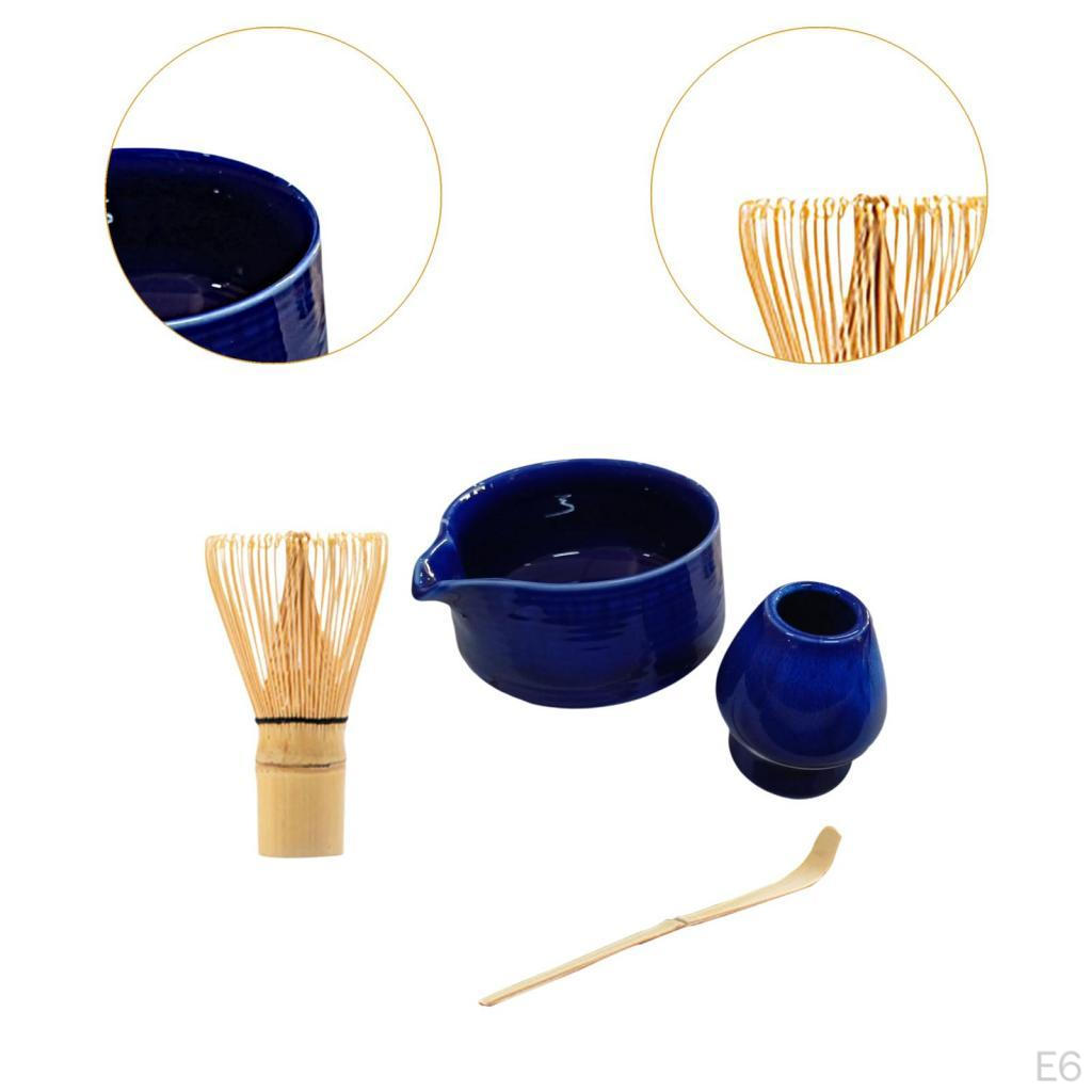 Matcha Set with Pouring Bowl and Bamboo Whisk Accessories