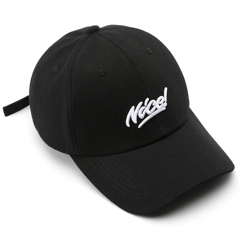 Koreanische Version der japanischen Damen-Frühjahrs- und Herbst-Baseballkappe mit personalisiertem Buchstaben-Stickerei, Outdoor-Reise-Sport-Sonnenschutz-Sonnenschirm-Kappe für Herren