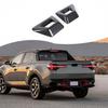 ABS Carbon Fiber Fog Light Lamp Trim Cover Fit For Hyundai Santa Cruz 22-24