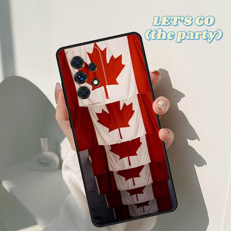 Canada Canadian Flag Phone Case For Samsung Galaxy A42 A31 A40 A51 A71 A32 A80 A91 A52 A72 A73 A20e A21S A50 A70 A11 A12 Cover