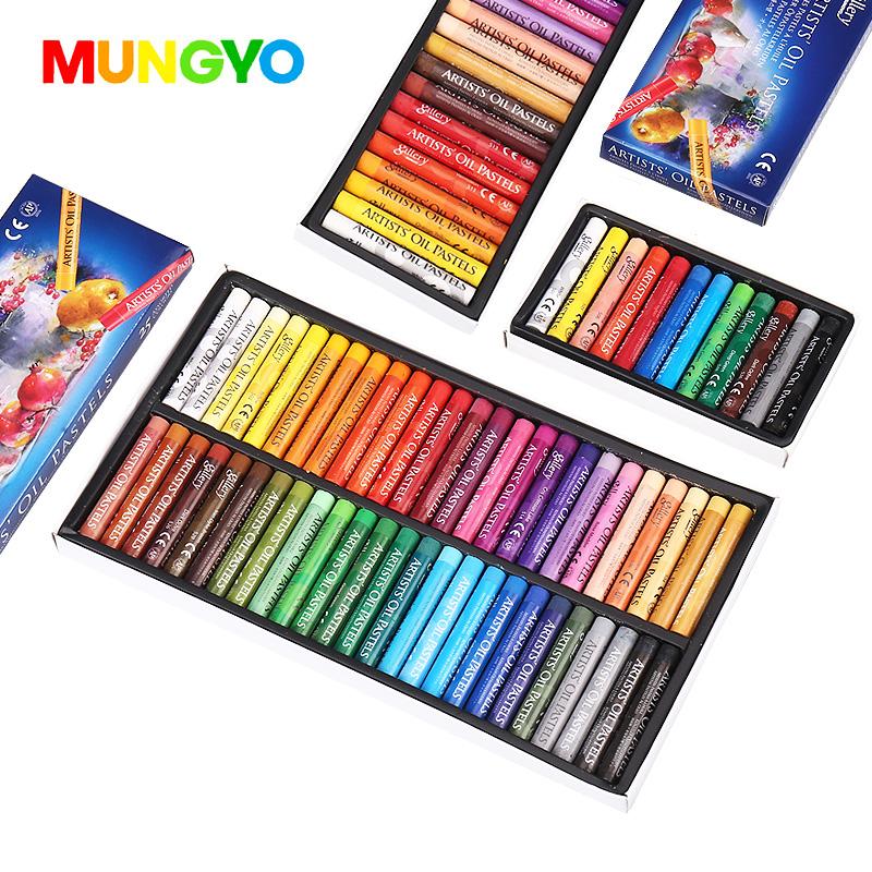 MUNGYO Gallery Pastels à l'huile pour artiste Graffiti Pastel doux Peinture Dessin Stylo Papeterie Scolaire pour Enfants Fournitures d'Art