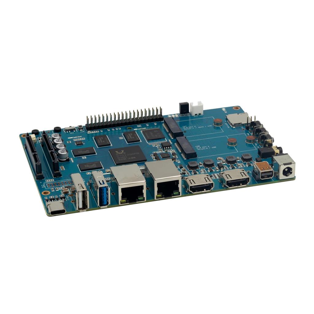 Banana Pi BPI-W2 Realtek RTD1296 Quad-core Mali T820 MP3 GPU 2G DDR4 Cu cartelă SIM TF SATA 8G eMMC nativă Computer cu placă unică