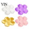 Delicate Desktop Accessory Tray 3D Printed Flower Shaped Jewelry for Rings Necklaces, Decorative Minimalist PLA Storage Plate Organizer, Compact