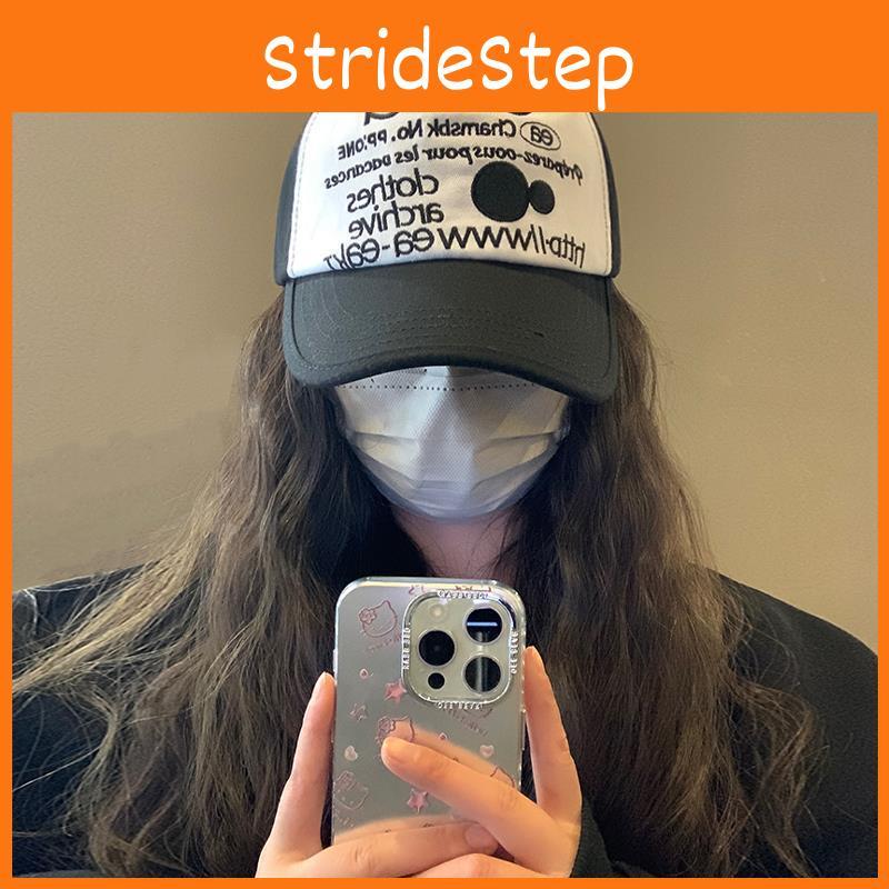 Style American Trendsetting Baseball Cap  Women With Unique Color Design Block