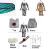 Authentic Pennywise Cosplay Costume For Kids Stephen King's It Clown Suit For Halloween Party