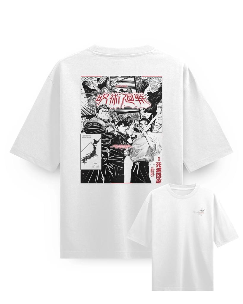 The Culling Game Anime Jujutsu Kaisen Graphic TShirt 100Cotton Oversized Shirt Unisex Y2k Unisex Short Sleeve ONeck Streetwear