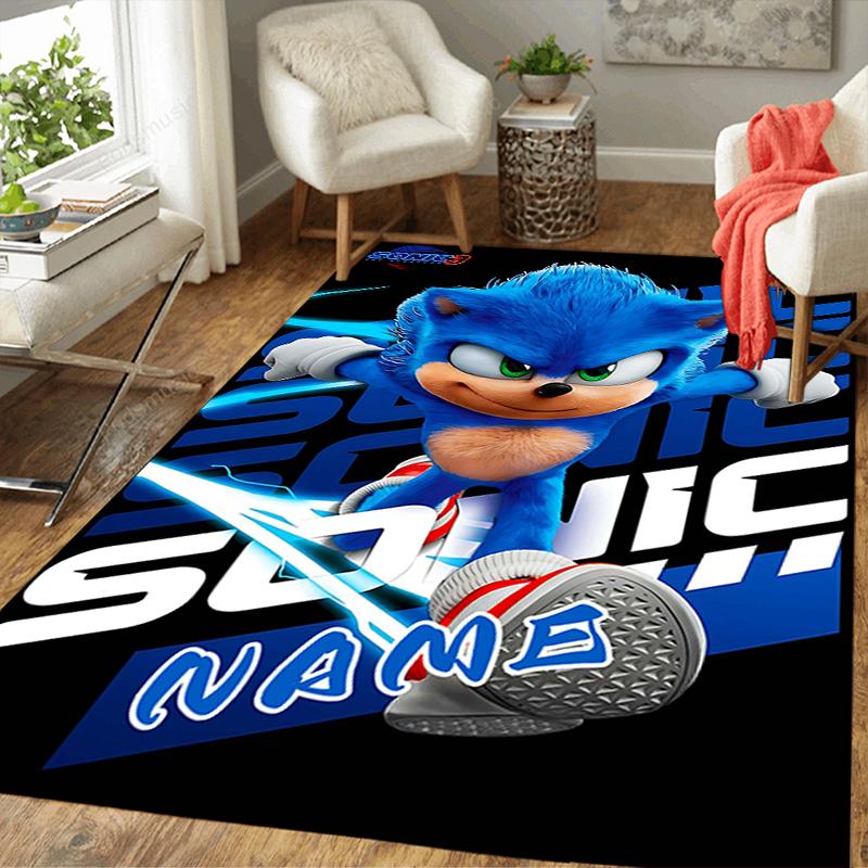 Custom 1Pc Sonic Adventure Team Sonic Rug Office Carpet Indoor Outdoor Entrance Doormat Nonslip Soft And Comfortable Living Room D2915335