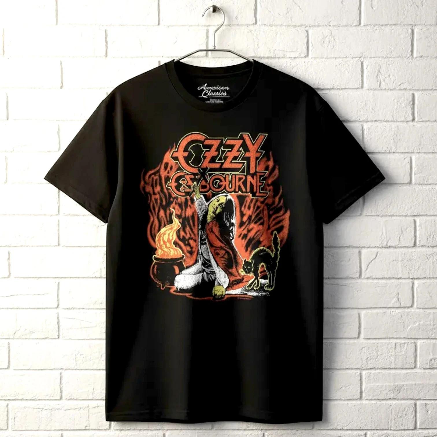 Ozzy Osbourne Halloween Blizzard of Ozz Men s T Shirt M