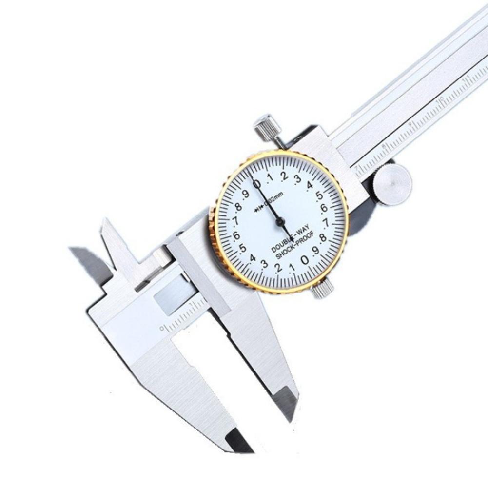 0-150mm Industry Stainless Steel For Dial Vernier Caliper Metric Measuring Tool High Precision Micrometer Ruler Calipers China Mainland