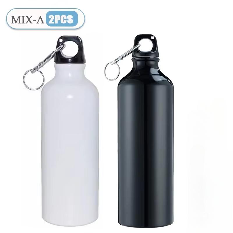 500/750ml Bottiglia d'Acqua in Alluminio per Sport all'Aperto e Bicicletta Bollitore Portatile Tazza da Bevanda Brocca d'Acqua Antigoccia per Viaggi Corsa Campeggio