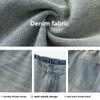 Washed distressed straight loose-fit men's jeans, new four-season vintage silhouette, trendy casual long pants