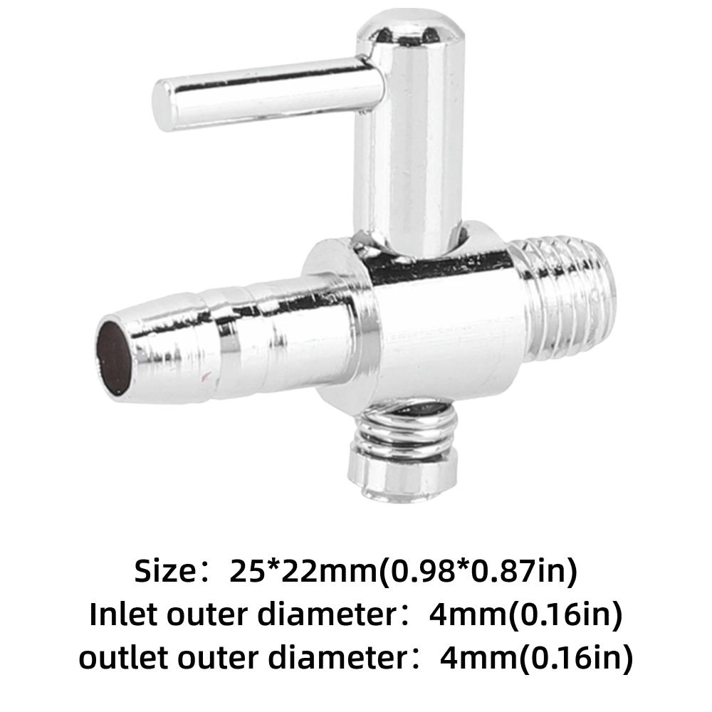 10PCS Set Thread Connection Fish Tank Accessory Flow Control Lever Air Flow Control Valve Aquarium