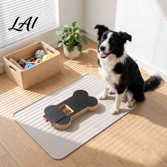 Dog Nail Scratch Pad Adjustable Board with Treat Box Wooden Pet File Puppy Care Tool Pad Interactive Toy for Stress-free Paw Large Dogs