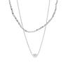 Imitation Pearl Pendant, Necklace Jewelry Stacked with High-end Light Luxury Niche Irregular Collarbone Chain Accessories