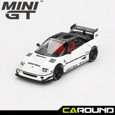 Mini GT (953) 1:64 Mazda AZ-1 Liberty Walk LB40 Weiß Diecast-Modell - Tokyo Auto Salon 2024 (TAS 2024) Auflage