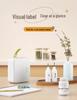 2P80 Portable Bluetooth Label Printer: Handheld, Self-Adhesive, Transparent Stickers